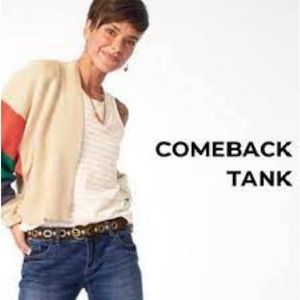 Cabi 100% Cotton “Comeback Tank Top”, Large style 5762